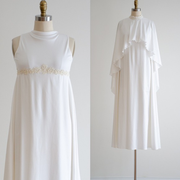 Priscilla of Boston Dresses & Skirts - vintage wedding dress 60s Priscilla of Boston sleeveless minimalist white gown